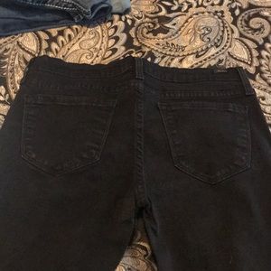 Kancan black skinny jeans short